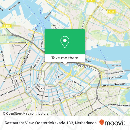 Restaurant View, Oosterdokskade 133 map