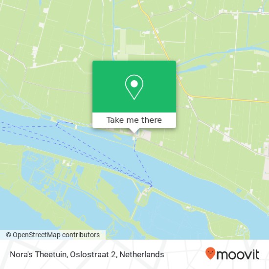 Nora's Theetuin, Oslostraat 2 Karte