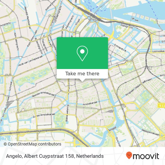 Angelo, Albert Cuypstraat 158 map