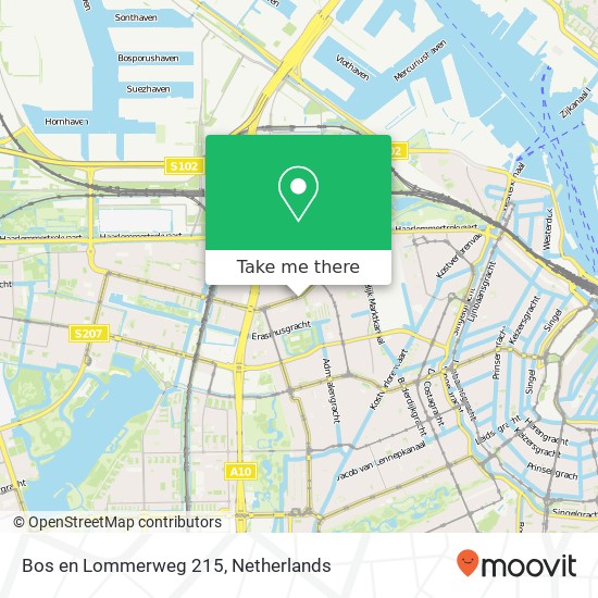 Bos en Lommerweg 215, 1055 DT Amsterdam map