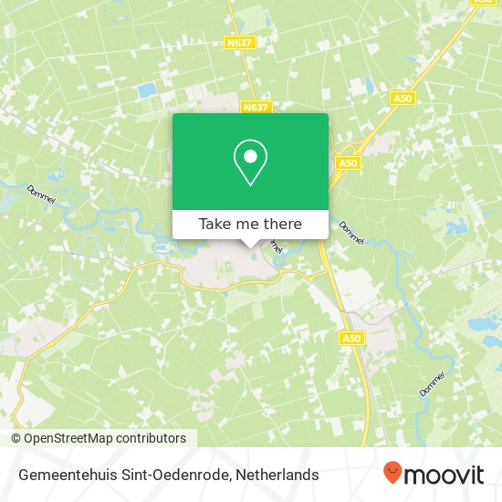 Gemeentehuis Sint-Oedenrode map