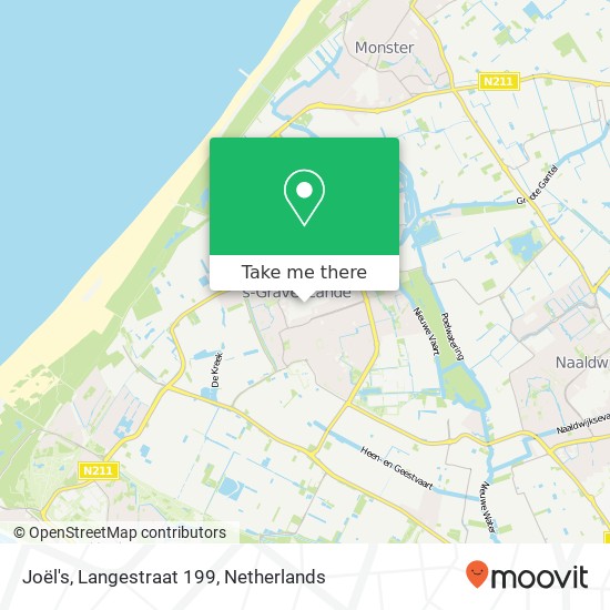 Joël's, Langestraat 199 map