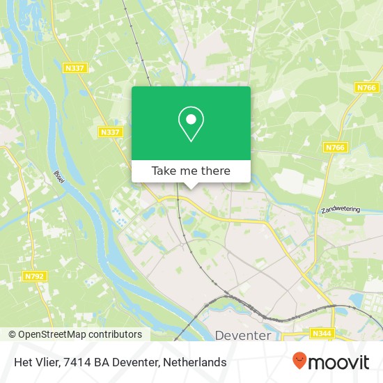 Het Vlier, 7414 BA Deventer map