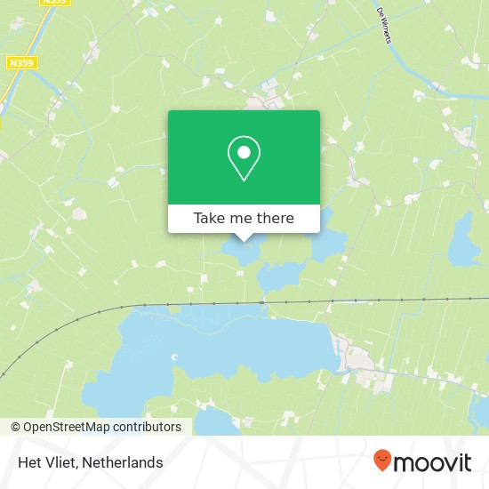 Het Vliet map