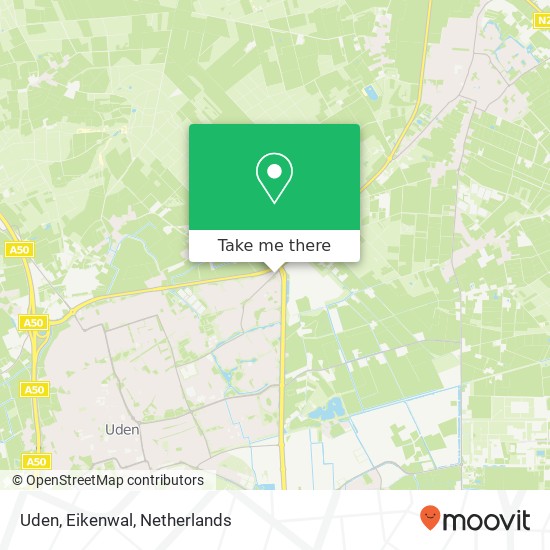 Uden, Eikenwal map