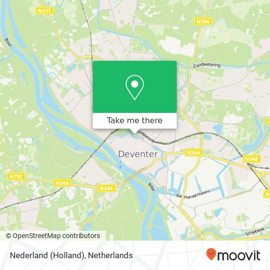Nederland (Holland) Karte