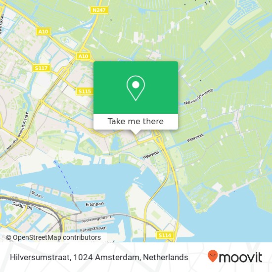 Hilversumstraat, 1024 Amsterdam map