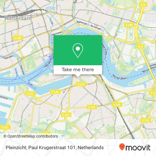 Pleinzicht, Paul Krugerstraat 101 map