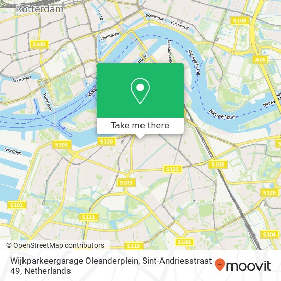 Wijkparkeergarage Oleanderplein, Sint-Andriesstraat 49 Karte