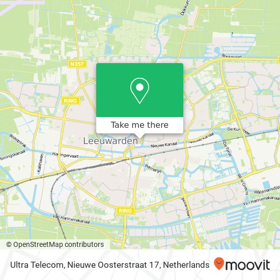 Ultra Telecom, Nieuwe Oosterstraat 17 map