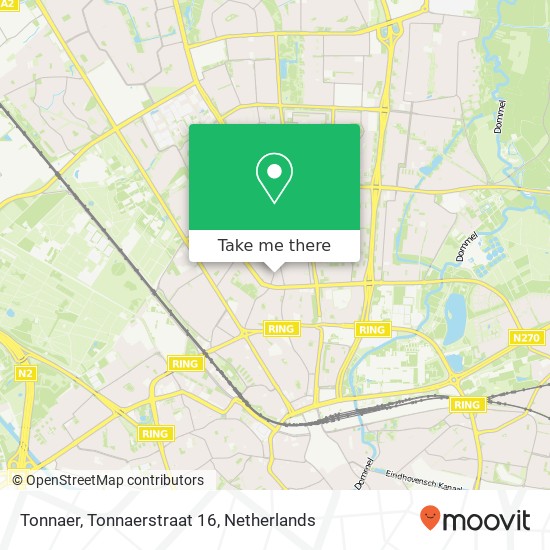 Tonnaer, Tonnaerstraat 16 map