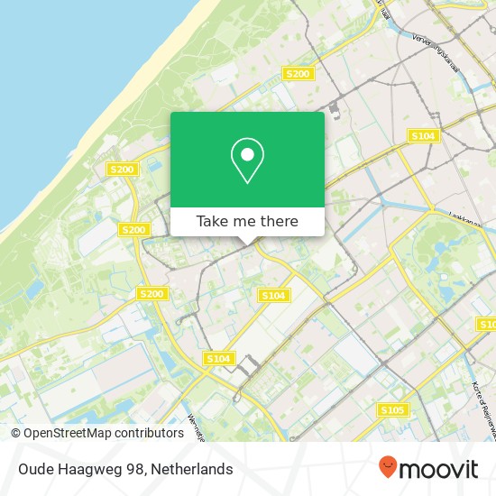 Oude Haagweg 98, 2552 ET Den Haag map
