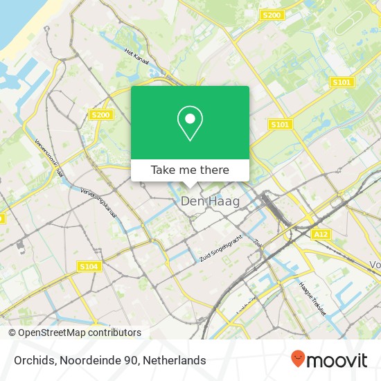 Orchids, Noordeinde 90 map