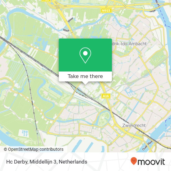 Hc Derby, Middellijn 3 map