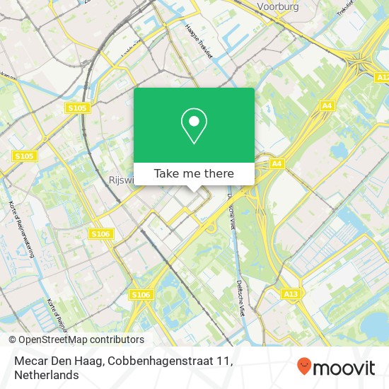 Mecar Den Haag, Cobbenhagenstraat 11 map