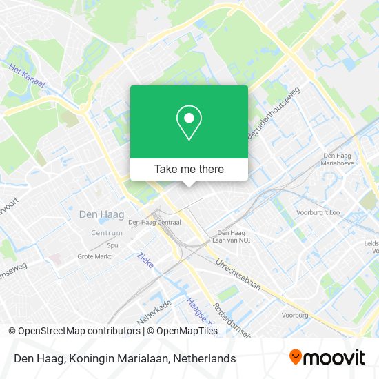 Den Haag, Koningin Marialaan map