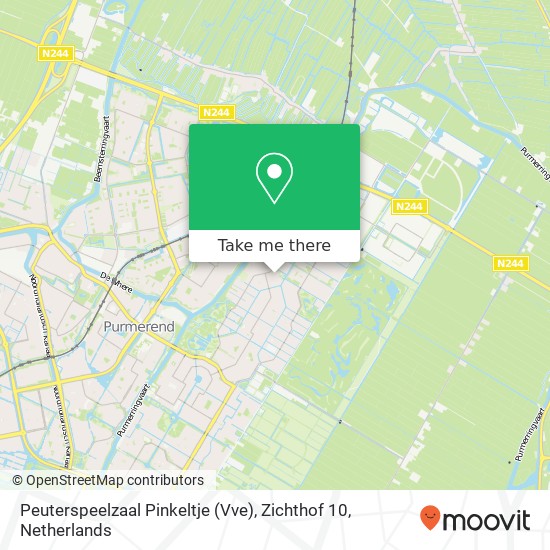 Peuterspeelzaal Pinkeltje (Vve), Zichthof 10 Karte