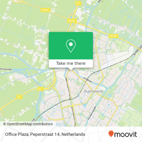 Office Plaza, Peperstraat 14 map