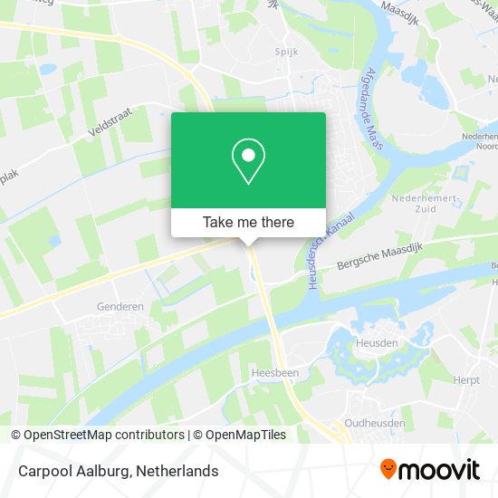 Carpool Aalburg map
