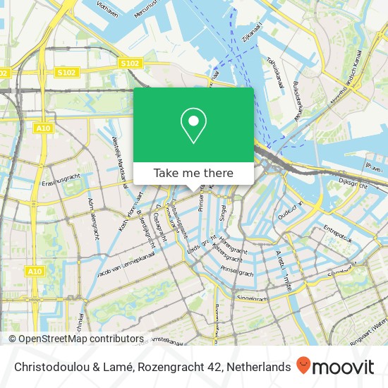 Christodoulou & Lamé, Rozengracht 42 Karte