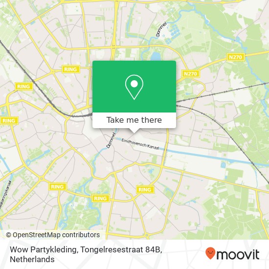 Wow Partykleding, Tongelresestraat 84B map