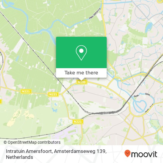 Intratuin Amersfoort, Amsterdamseweg 139 Karte