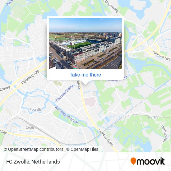 FC Zwolle Karte