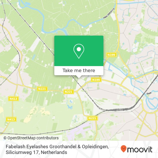 Fabelash Eyelashes Groothandel & Opleidingen, Siliciumweg 17 map