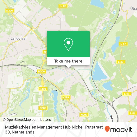 Muziekadvies en Management Hub Nickel, Putstraat 30 map