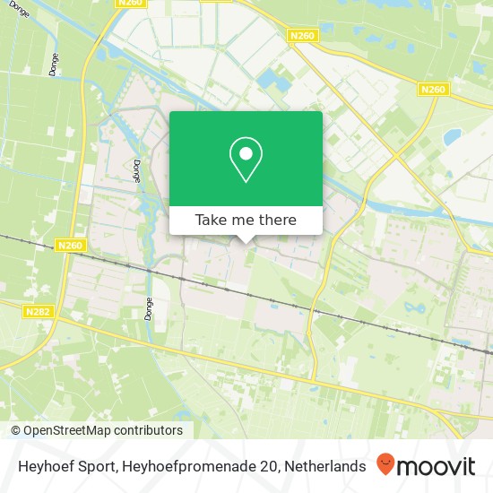 Heyhoef Sport, Heyhoefpromenade 20 map