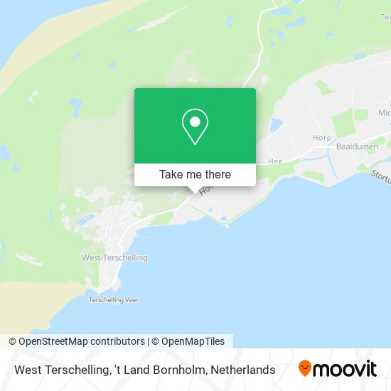 West Terschelling, 't Land Bornholm map
