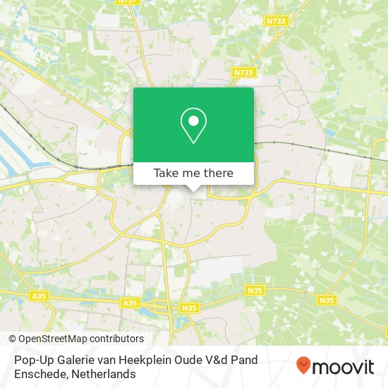 Pop-Up Galerie van Heekplein Oude V&d Pand Enschede map