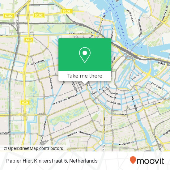 Papier Hier, Kinkerstraat 5 map