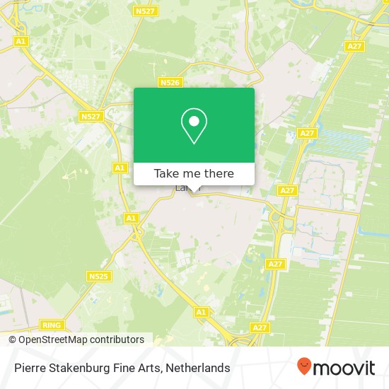 Pierre Stakenburg Fine Arts map