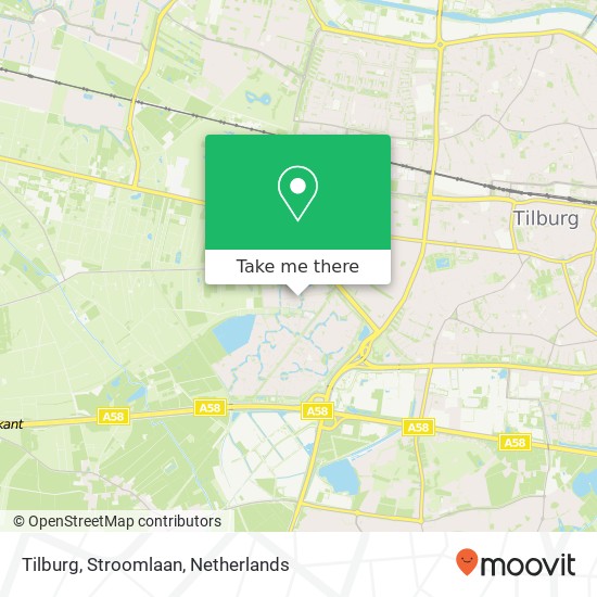 Tilburg, Stroomlaan map