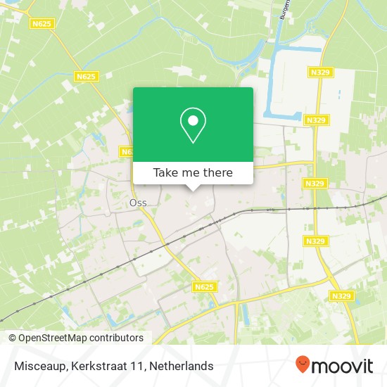 Misceaup, Kerkstraat 11 Karte