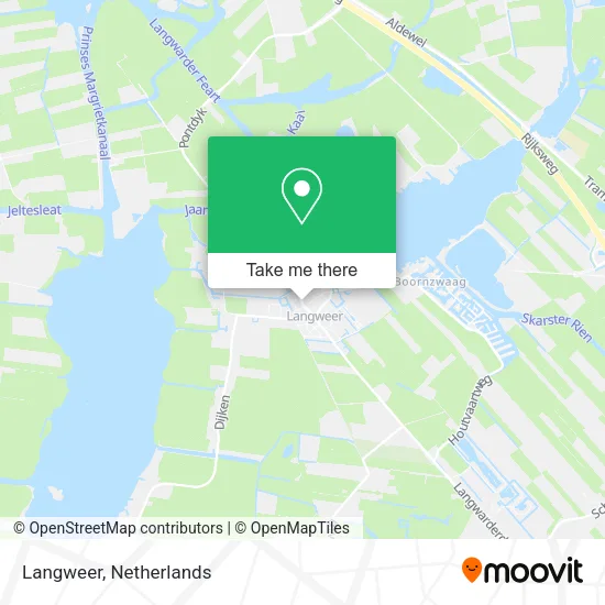 Langweer map