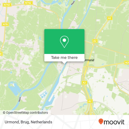 Urmond, Brug map