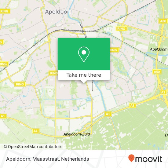 Apeldoorn, Maasstraat map