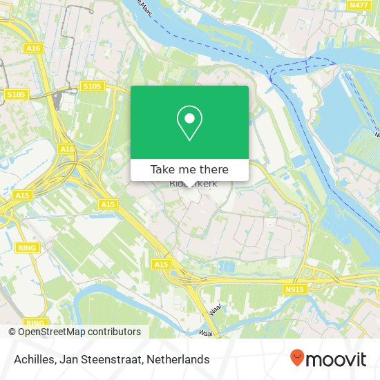 Achilles, Jan Steenstraat map