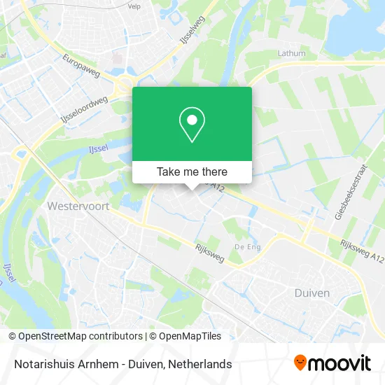 Notarishuis Arnhem - Duiven map