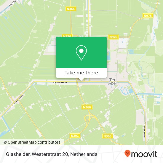 Glashelder, Westerstraat 20 map