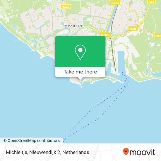 Michieltje, Nieuwendijk 2 Karte