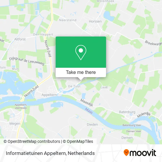 Informatietuinen Appeltern map