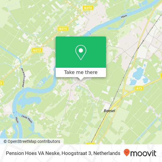 Pension Hoes VA Neske, Hoogstraat 3 map