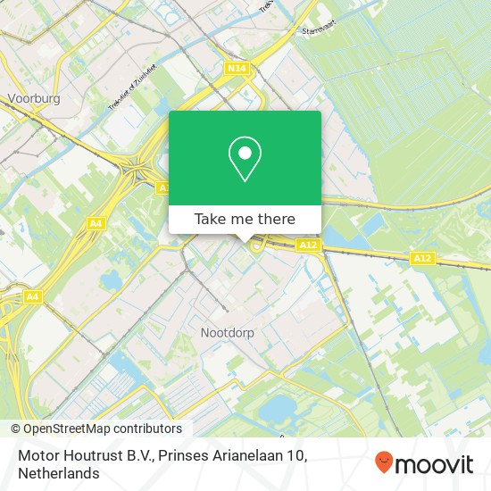 Motor Houtrust B.V., Prinses Arianelaan 10 map