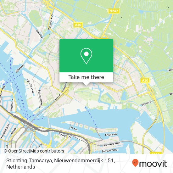 Stichting Tamsarya, Nieuwendammerdijk 151 map