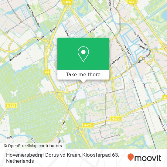 Hoveniersbedrijf Dorus vd Kraan, Kloosterpad 63 map