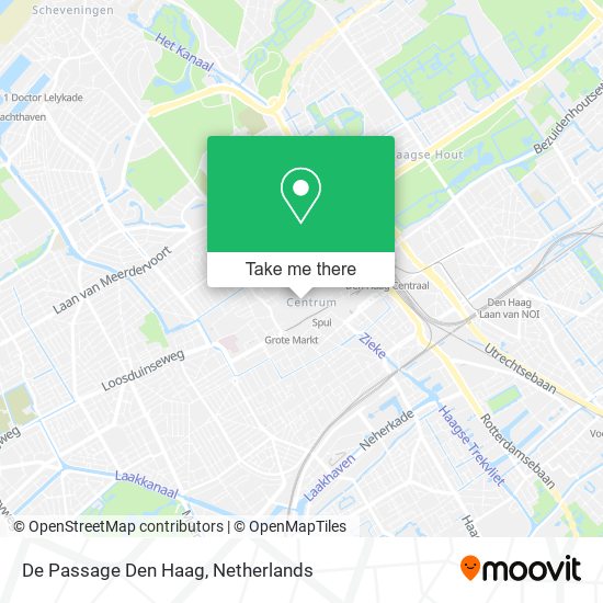 De Passage Den Haag map