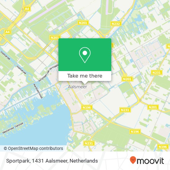 Sportpark, 1431 Aalsmeer map